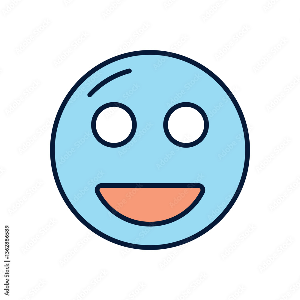 Fototapeta premium Smiling Vector icon