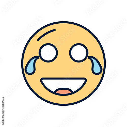 Laughing Vector icon