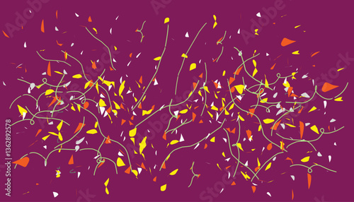 Background  sparkling confetti 