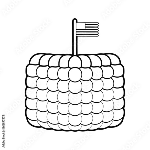 apple with a worm