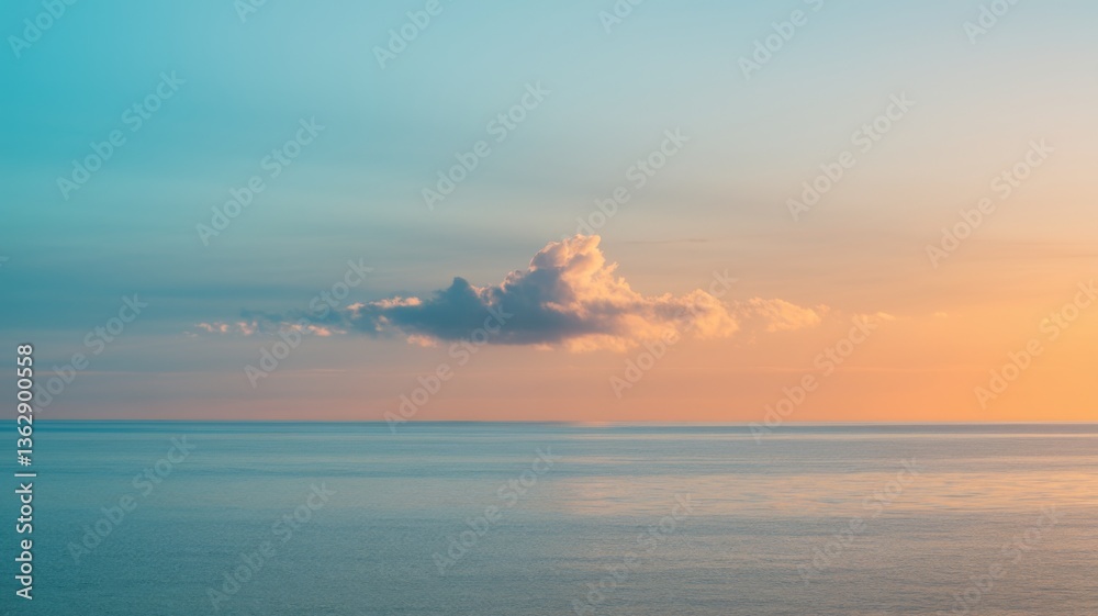 Obraz premium Tranquil Horizons – A Serene Seascape