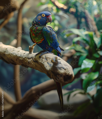 Diverse Species of Pionus Parrots Within the Genus