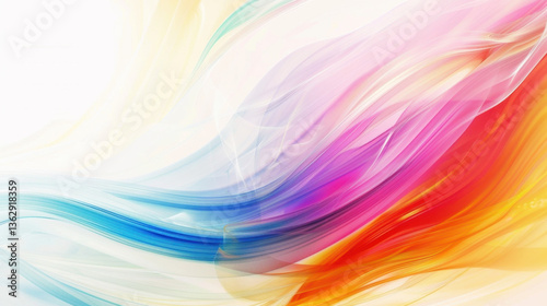 Wallpaper Mural open book with colorful pages isolated on white background Torontodigital.ca