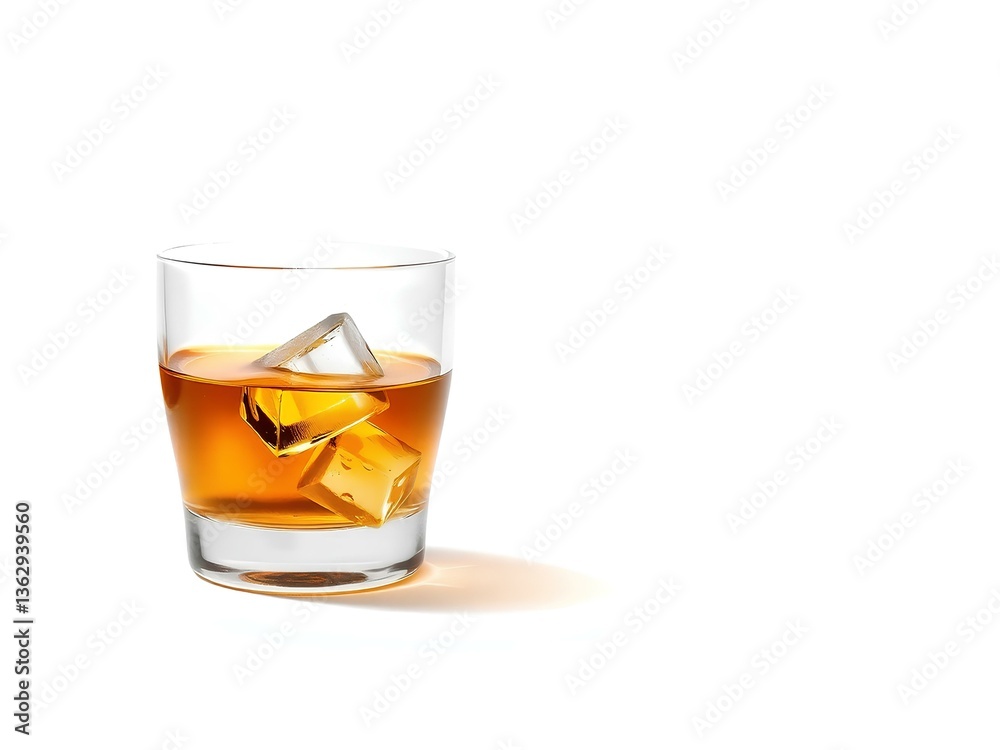 glass of whiskey isolated glass of whiskey isolated