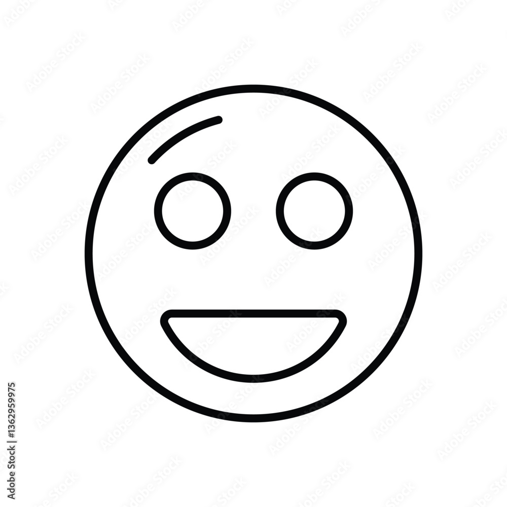 Smiling Vector icon Smiling Vector icon