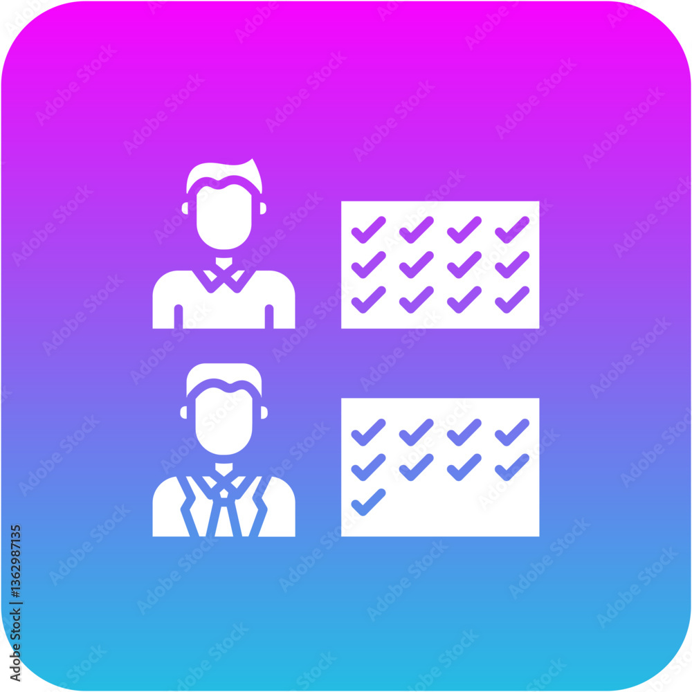 Obraz premium Result Icon