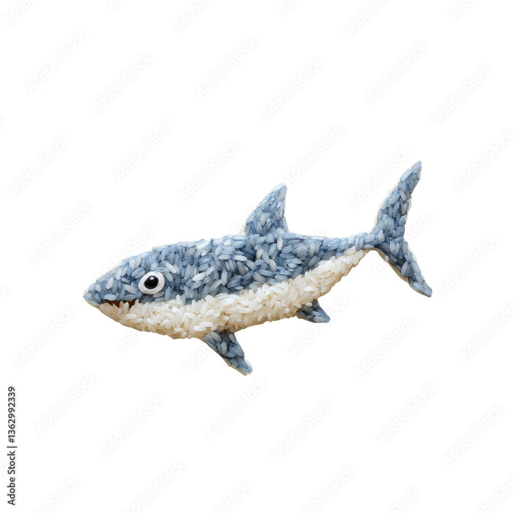 Adorable Rice Shark Creative Food Art Adorable Rice Shark Creative Food Art