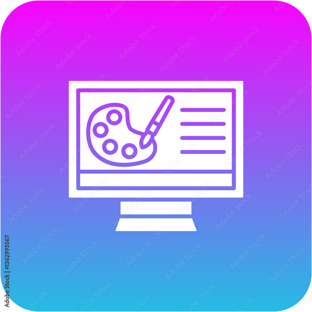 Digital art Icon Digital art Icon
