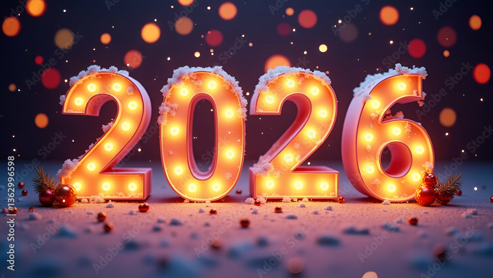 2026 New Year & Christmas: Vibrant Low Poly Geometric Banner Design 2026 New Year & Christmas: Vibrant Low Poly Geometric Banner Design