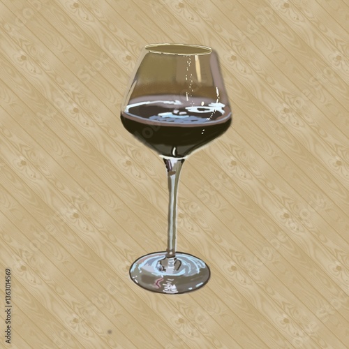 glass of red wine