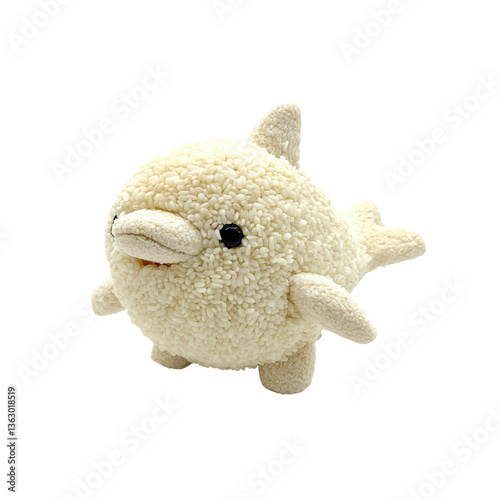 Adorable Rice Dolphin Stuffed Animal Toy