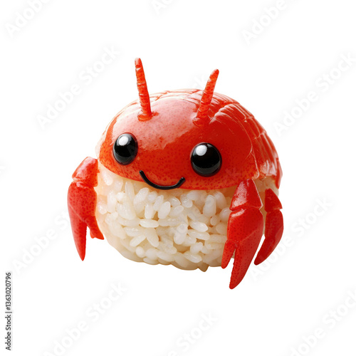 Adorable Crab-Shaped Rice Ball Sushi - Kawaii Food Art