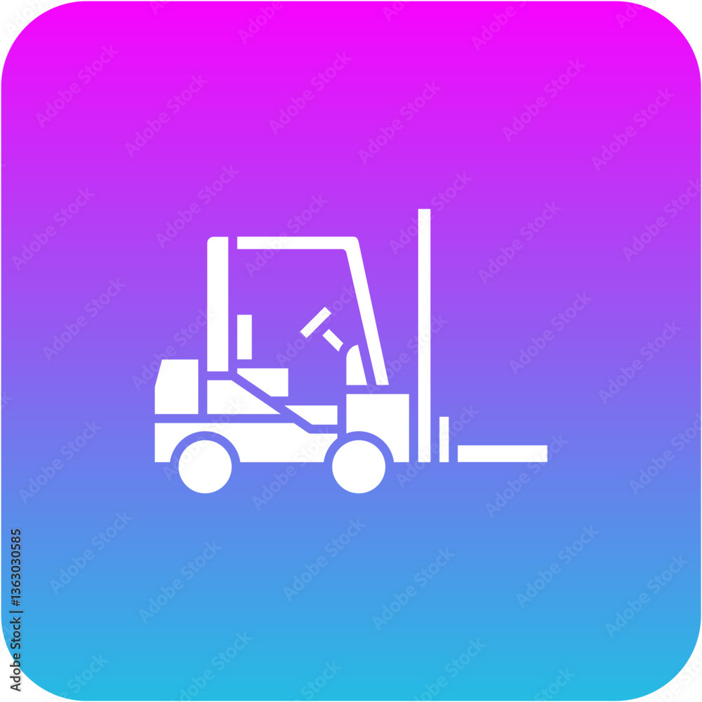 Fototapeta premium Forklift Icon
