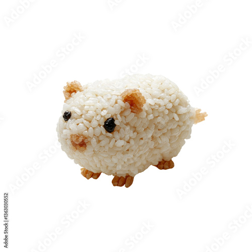 Adorable Rice Animal Cute Guinea Pig Shaped Rice Ball for Kids' Meals