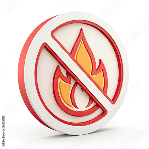 shield with fire
