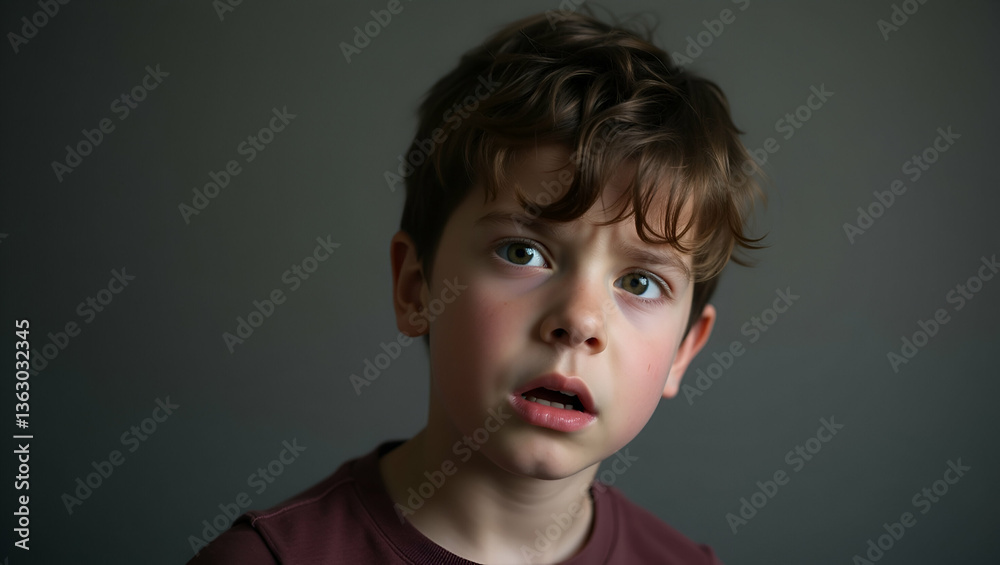 Emotional Distress in Youth: Flat Vector of a Sad Lonely Boy Emotional Distress in Youth: Flat Vector of a Sad Lonely Boy