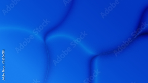Flowing Blue Silk Satin Waves with Soft Texture and Motion