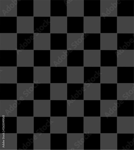 Balck and Gray Checkerboard for Fashion and Home Decor