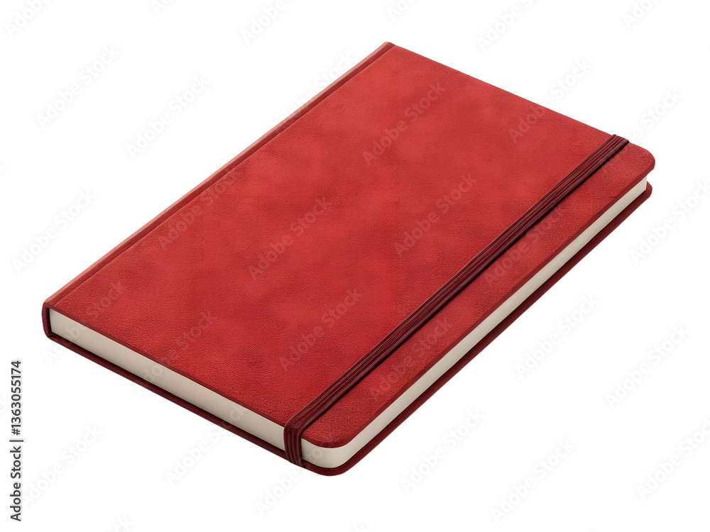 red book isolated on white red book isolated on white