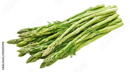 Fresh Green Asparagus Bunch