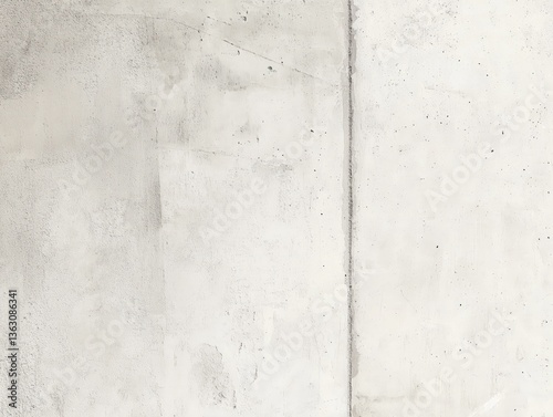 Close-up of textured concrete wall with gray tones and vertical seam
