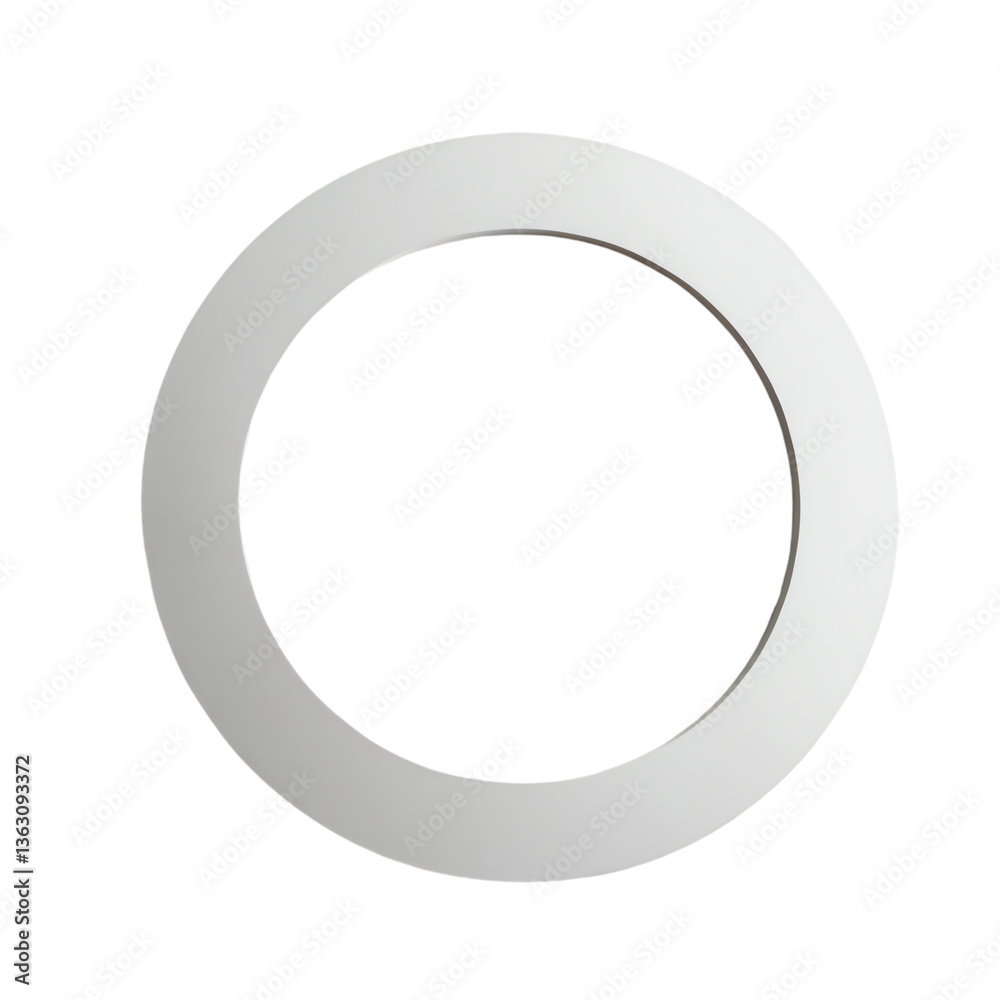 Abstract Circle Shape on Plain White Background Isolated on Transparent Background Abstract Circle Shape on Plain White Background Isolated on Transparent Background