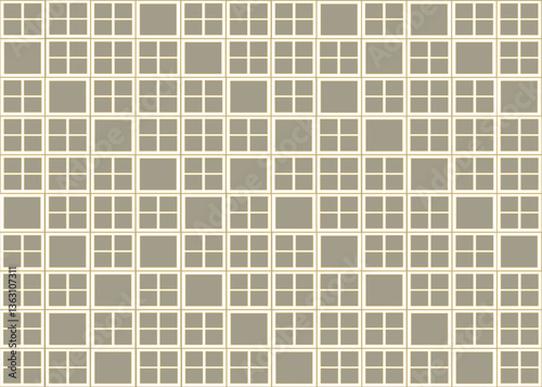 The pattern is created by geometric square shape to form a decorative and abstract vector.