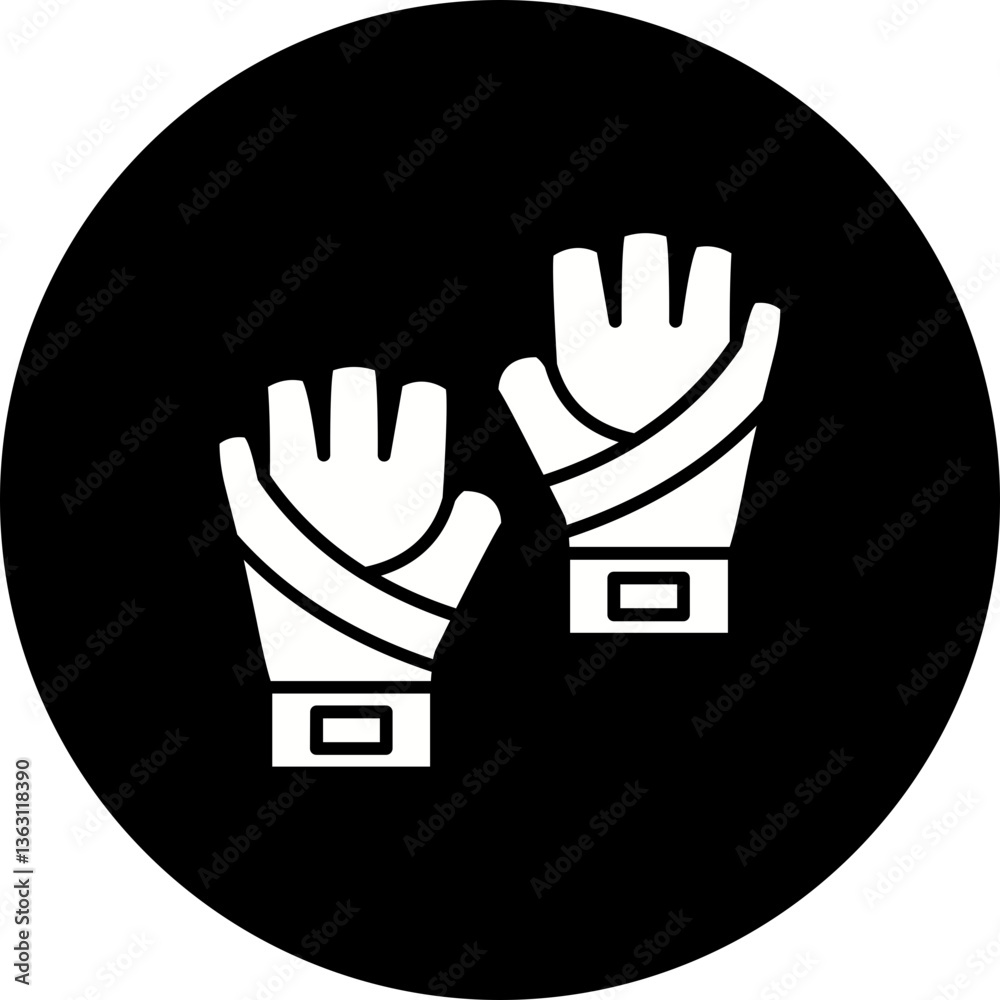 Fototapeta premium Gloves Icon