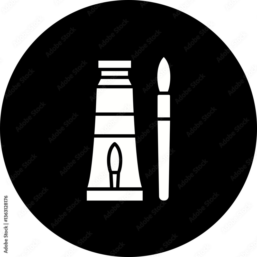 Obraz premium Oil paint Icon