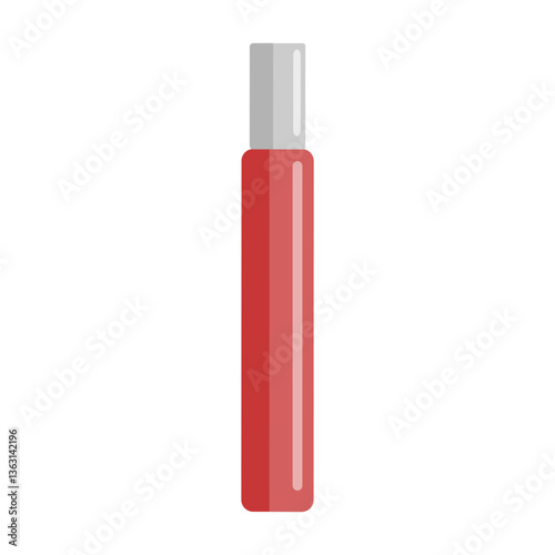 pink red lipgloss vector