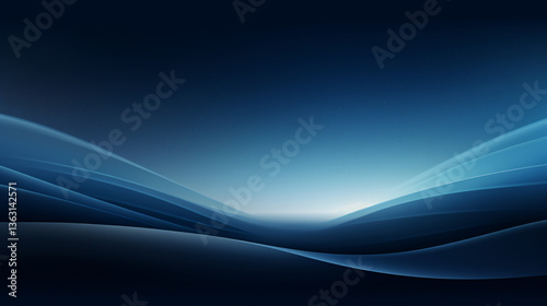 A background with faint radial gradient in modern dark blue, perfect for a high-tech wallpaper banner.

