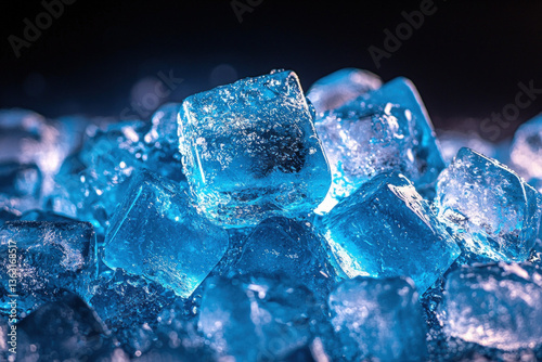 A cool and refreshing blue ...