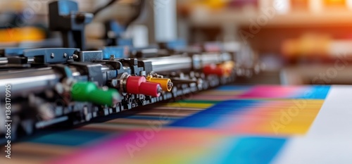 Wallpaper Mural Colored markers on multicolored background Torontodigital.ca