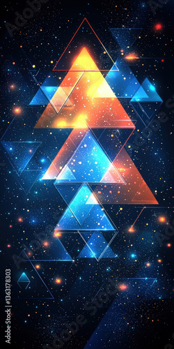A trendy vector phone background designed for mobile devices with modern graphics.