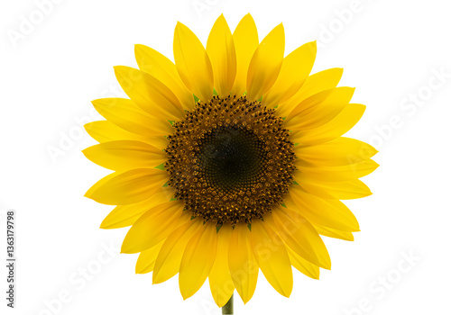 Bright Yellow Sunflower Image