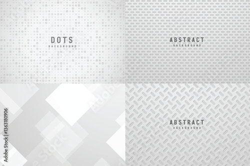 Modern Grey Geometric Backgrounds
