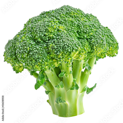 Obraz na płótnie Fresh green broccoli ready for cooking and healthy meals at home w salonie