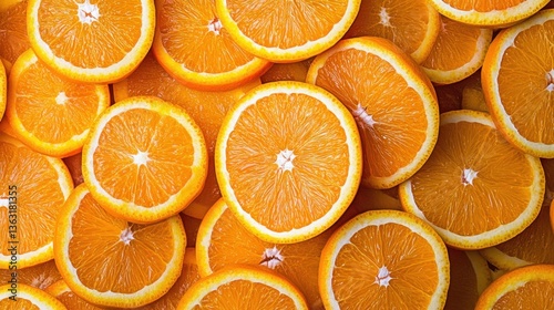 Orange slices background full frame	
