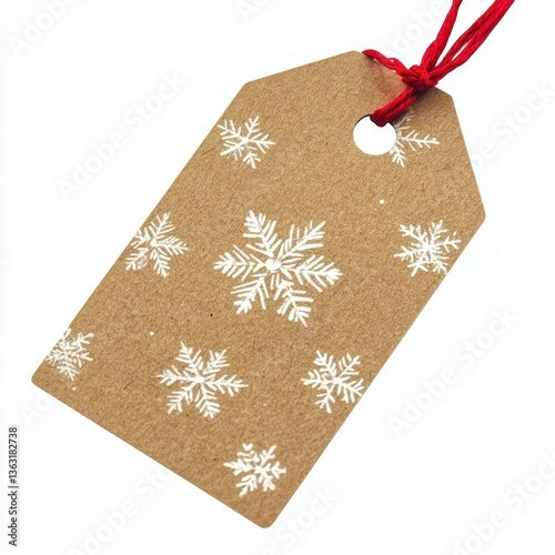 Christmas Tag Isolated