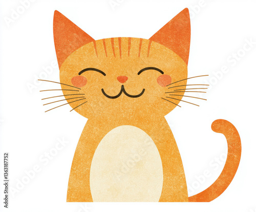 red cat isolated