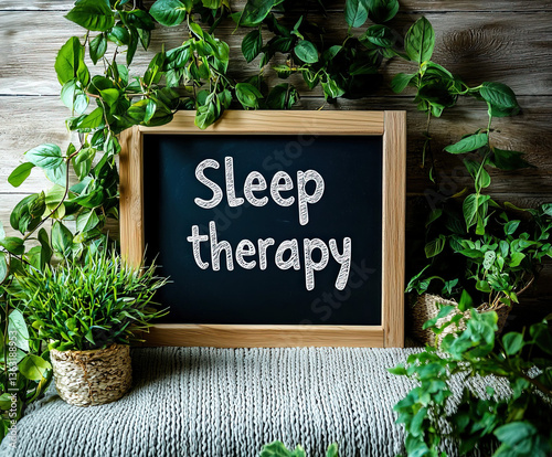 Sleep therapy text written ...