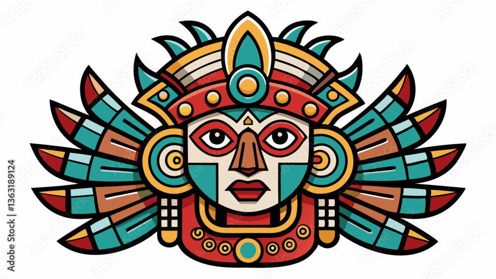 Mayan symbols tattoo template vector file Mayan symbols tattoo template vector file