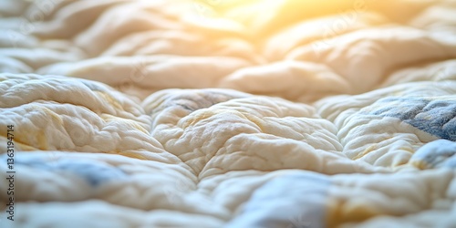 Wrinkled Quilt with Morning Light.