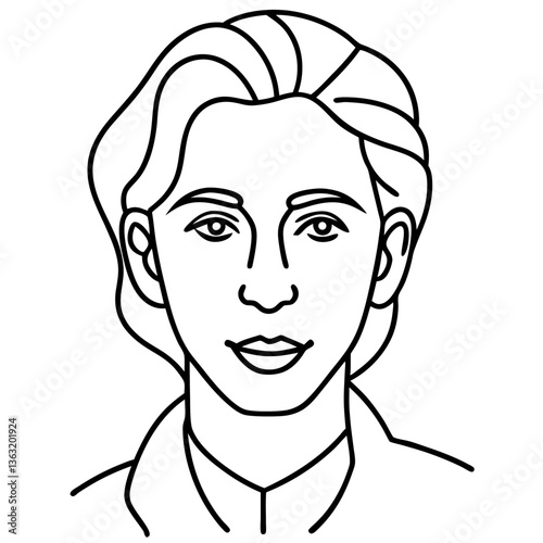 Portraits Drawing Line Art