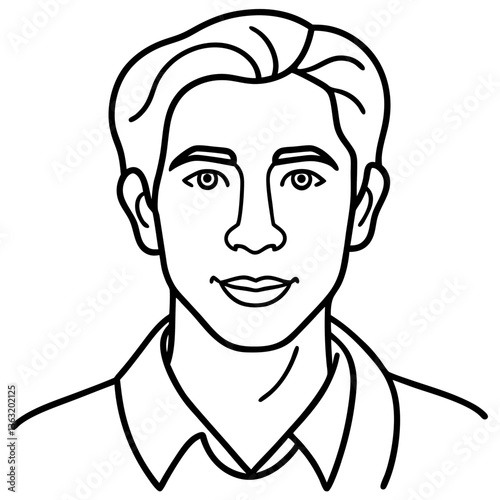 Portraits Drawing Line Art