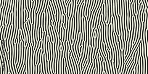 Abstract pattern background with organic halftone. Vector organic pattern of line and dots of irregular cells on black white zebra leather background
