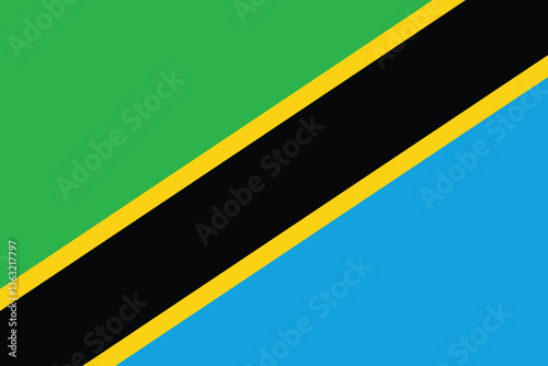 High-Quality Tanzania Flag Vector Clipart Illustration – Vibrant and Modern Tanzanian National Flag Design for Digital and Print Use Free Download High-Quality Tanzania Flag Vector Clipart Illustration – Vibrant and Modern Tanzanian National Flag Design for Digital and Print Use - GFXLoad