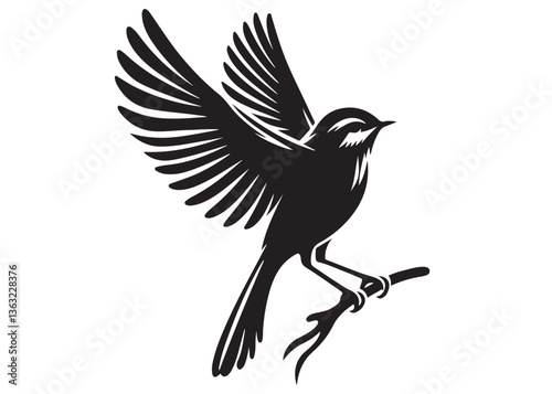 silhouette of a bird logo vector design, flying bird logo icon silhouette, feather with bird logo design black animal, silhouette of a black flying bird on white background