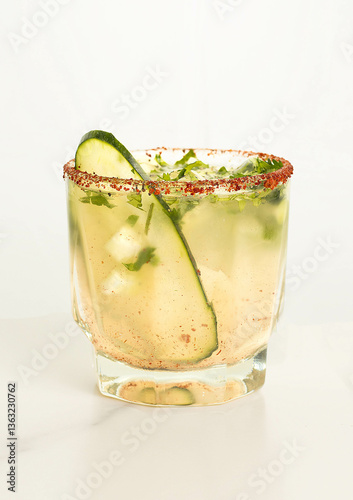 pickle fresh drink with chilly edge