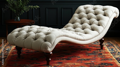 Elegant Chaise Lounge in a Luxurious Setting